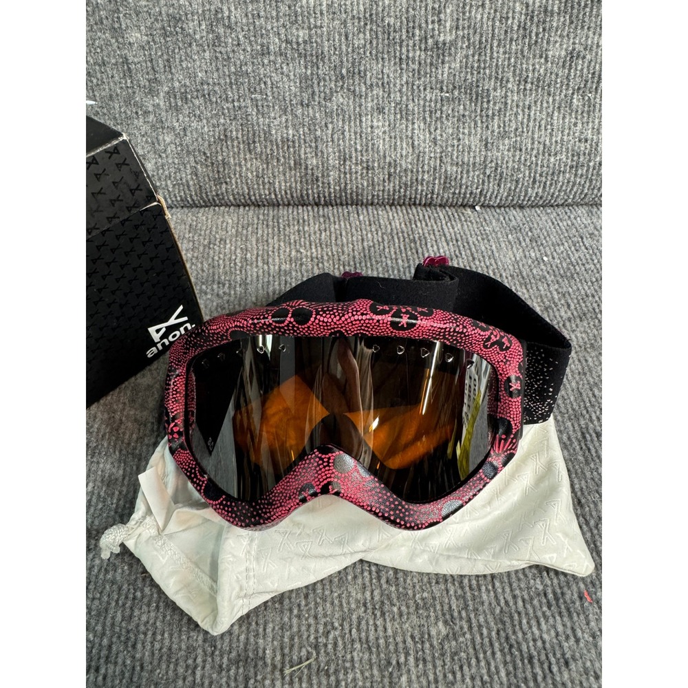 Anon Majestic Snow Goggles Pink Flower Laser De Fleur Skin Mirror Lens 204634973